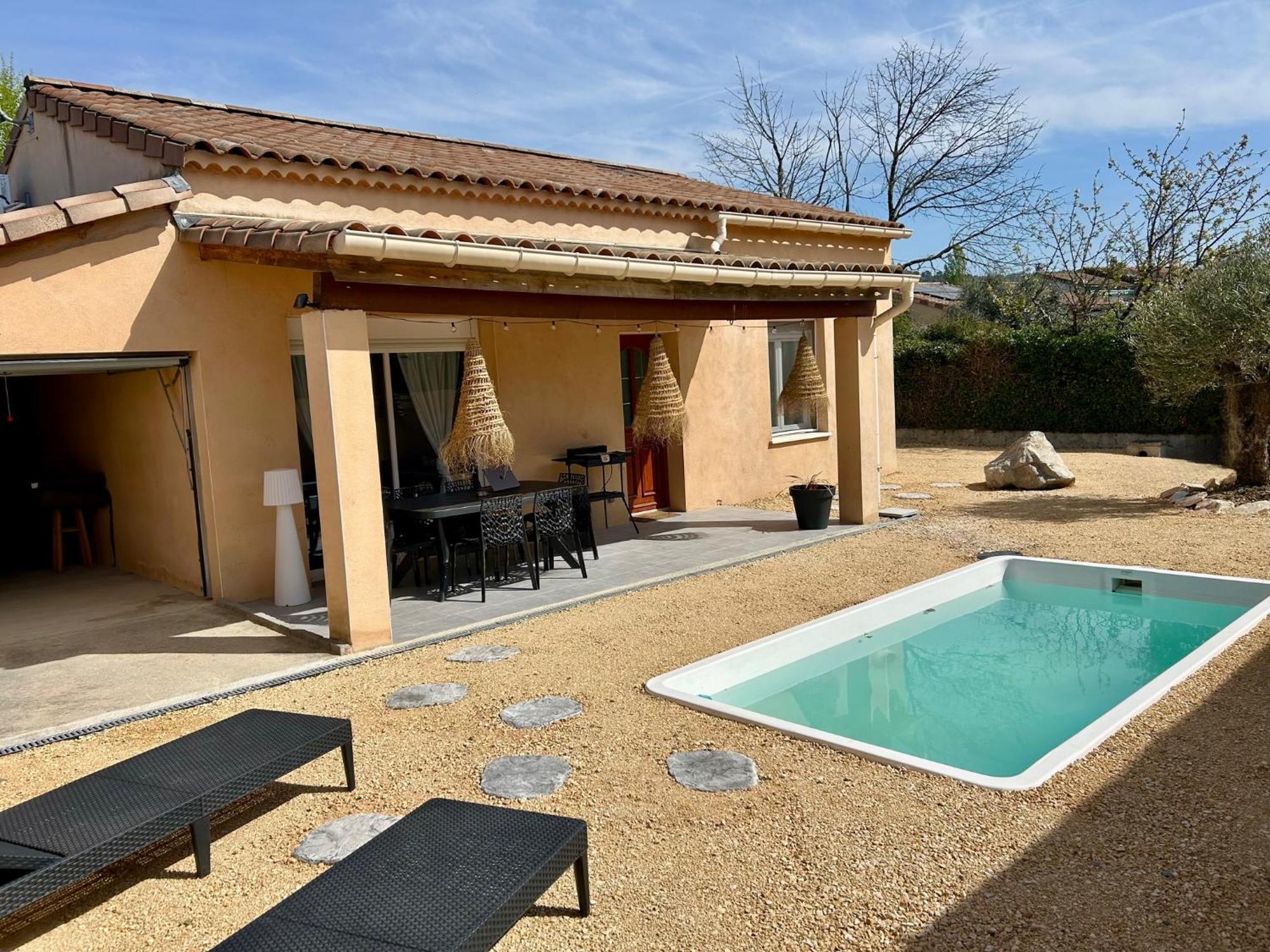 Maison Piscine & Spa Vallon Pont D'Arc Buitenkant foto