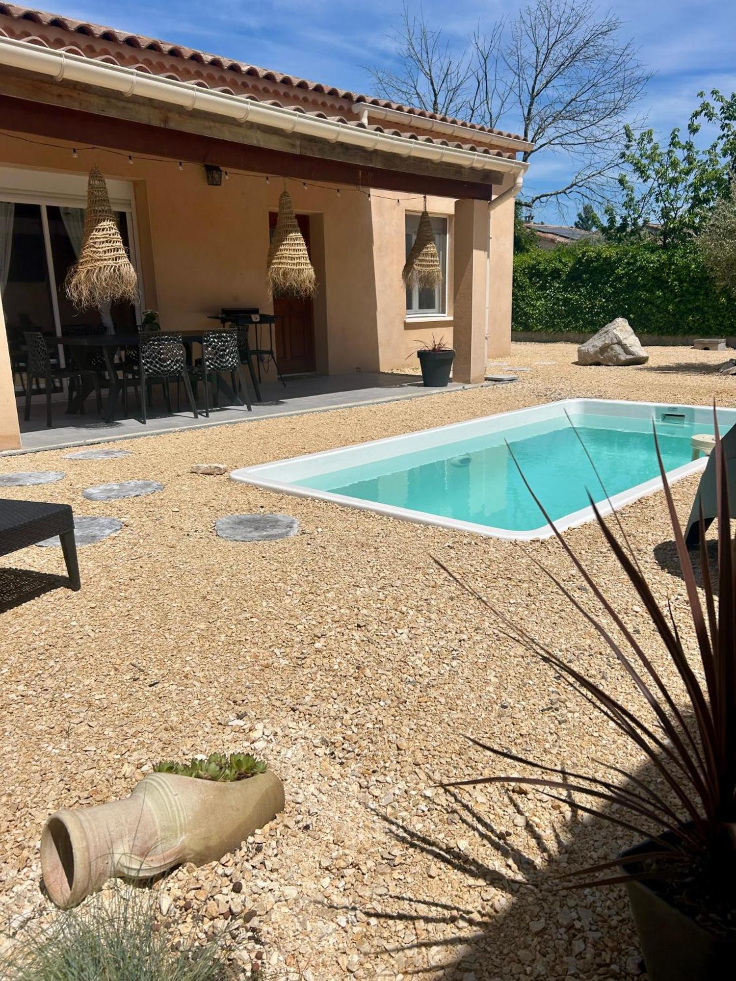 Maison Piscine & Spa Vallon Pont D'Arc Buitenkant foto
